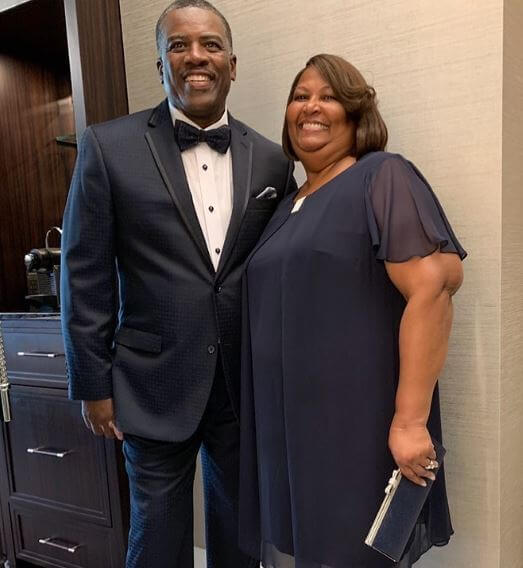 Charles Paul with his beloved wife Robin Paul.